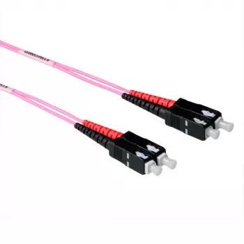 ACT Cable de red de fibra óptica multimodo 50/125 OM4 LSZH de 3 metros dúplex con conectores SC