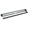 ACT Patch panel de 24 puertos Keystone de 45 grados sin conectores