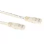 ACT Cable de red U/UTP CAT6 marfil de 30 metros con conectores RJ45