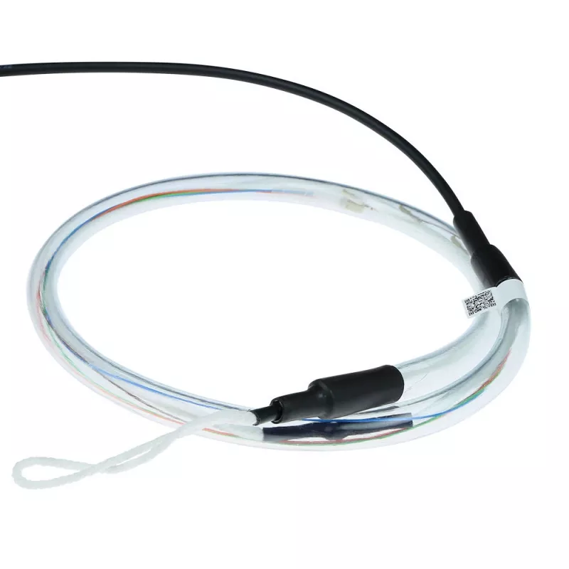 ACT 80 metros monomodo 9/125 OS2 cable interior/exterior 4 hilos con conectores LC