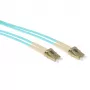 ACT Cable de red de fibra óptica multimodo 50/125 OM3 dúplex blindado de 0,5 metros con conectores LC