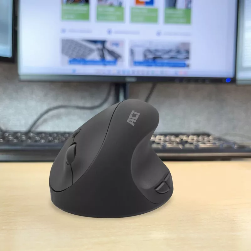 Ratón ACT inalámbrico ergonómico 1600 DPI RF