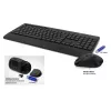 Conjunto de teclado y ratón inalámbrico ACT (Qwerty), clic silencioso, ecológico, fabricado con materiales reciclados