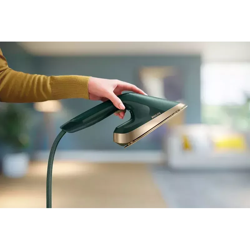 Plancha de vapor vertical Philips AIS6020 1800W, depósito de agua de 1,1L, potencia continua de 45 g/min, boost de 90 g/min, OptimalTEMP