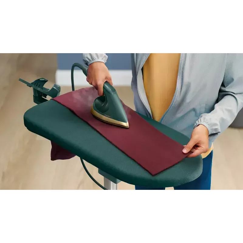 Plancha de vapor vertical Philips AIS6020 1800W, depósito de agua de 1,1L, potencia continua de 45 g/min, boost de 90 g/min, OptimalTEMP