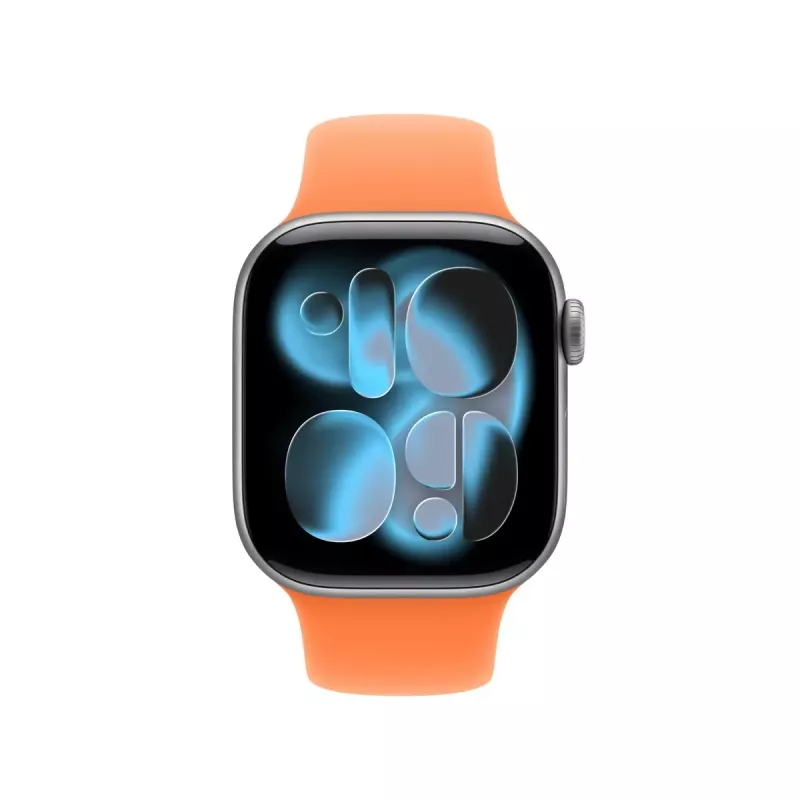Correa Apple 42mm Clementine Sport Band S/M — Naranja, muñeca 130–180 mm