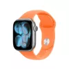 Correa Apple 42mm Clementine Sport Band S/M — Naranja, muñeca 130–180 mm