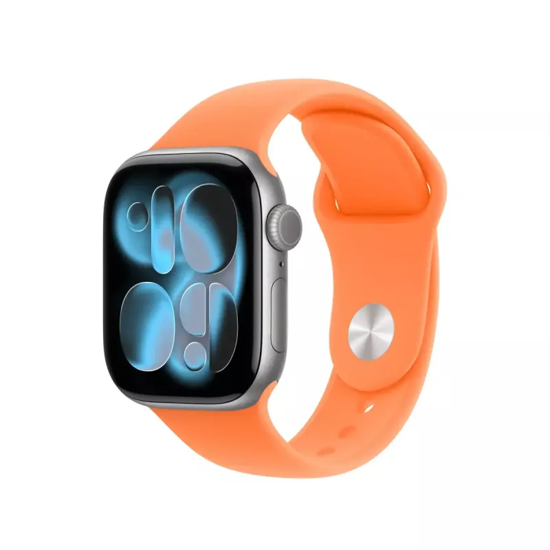 Correa Apple 42mm Clementine Sport Band S/M — Naranja, muñeca 130–180 mm