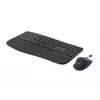 Conjunto de teclado y ratón HP 680 Comfort Dual-Mode, tamaño completo (100%), inalámbrico, RF Wireless + Bluetooth, QWERTY, negro, ratón incluido