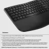 Teclado HP 680 Comfort Dual-Mode, tamaño completo (100%), inalámbrico, RF Wireless + Bluetooth, QWERTY, negro