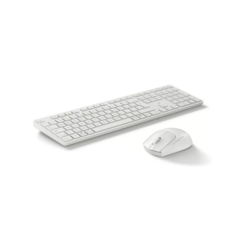 HP 490C Multi-Device Dual-Mode Combo de teclado y ratón, blanco