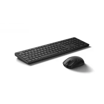 Conjunto de teclado y ratón KINGSTON 490C — teclado inalámbrico de tamaño completo (RF + Bluetooth), negro, ratón incluido