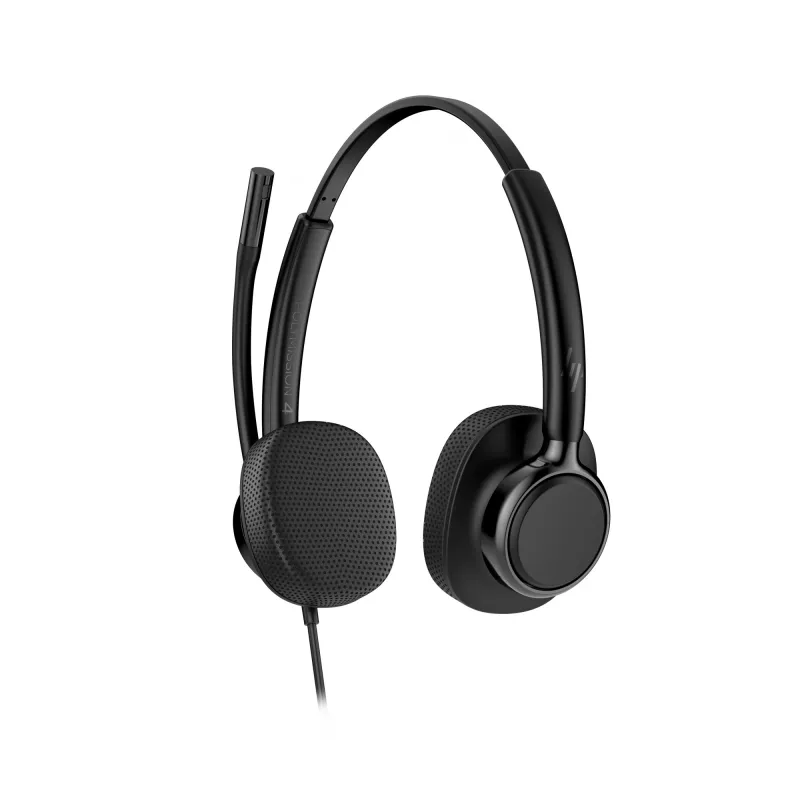 Auriculares estéreo con cable HP Poly Mission 425 USB — Bulk, peso 132 g
