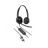 Auriculares estéreo con cable HP Poly Mission 425 USB — Bulk, peso 132 g
