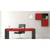 Reloj de cuarzo Unilux 400094280 redondo gris reloj de pared/sobremesa