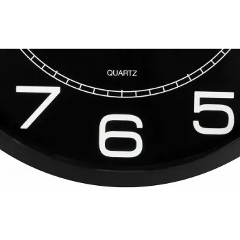 Reloj de pared/mesa Unilux 400094568 — cuarzo, redondo, negro, 57,5 cm de diámetro, pila (AA)