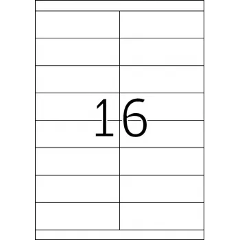 Etiquetas de impresora autoadhesivas HERMA Labels Premium A4 105x33,8 mm