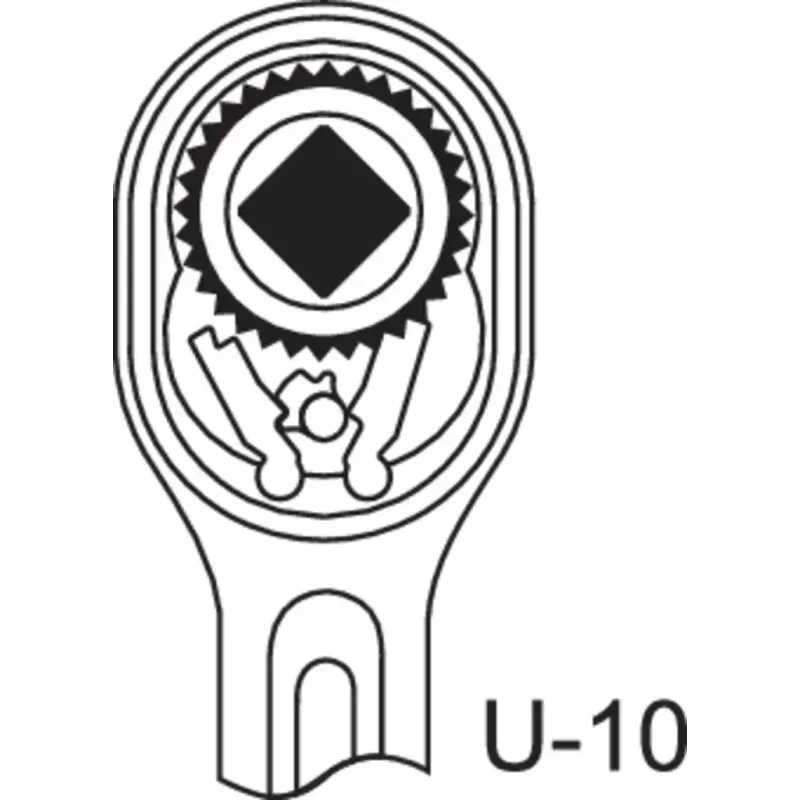 GEDORE 6142700 Carraca reversible de aluminio 1/2"