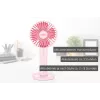 Unold Breezy II Rosa 10 cm Ventilador de mano