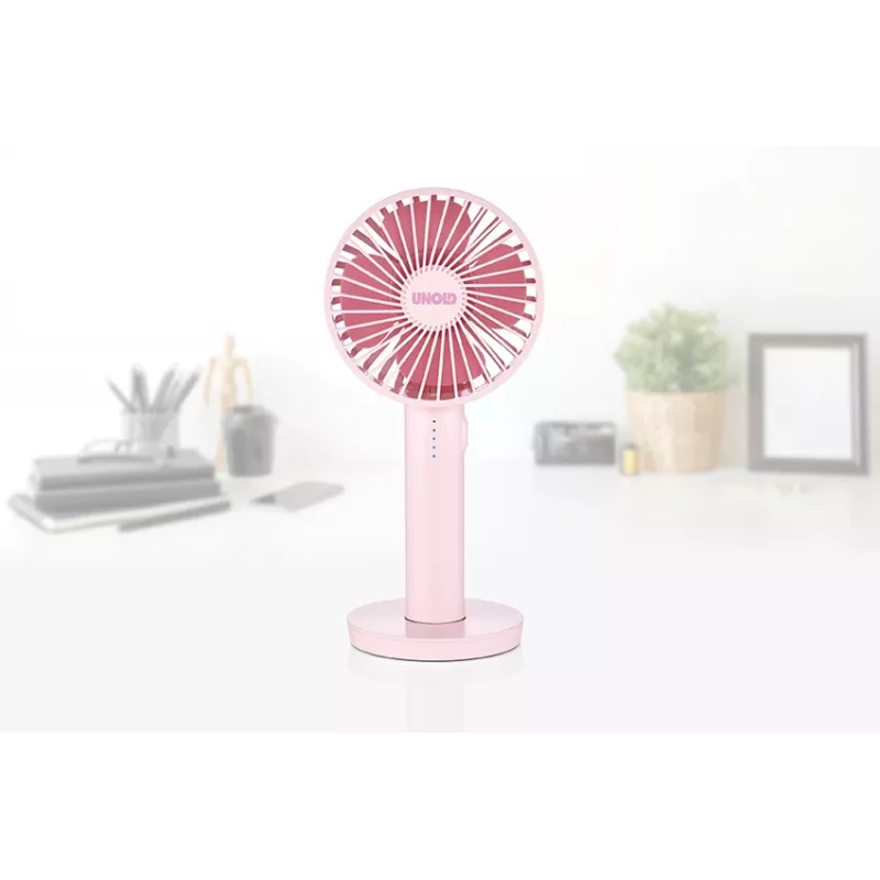 Unold Breezy II Rosa 10 cm Ventilador de mano