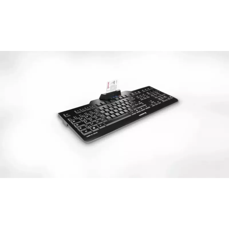 Cherry KC 1000 SC teclado, inglés EE. UU., USB, negro
