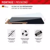 Displex Tablet Glas (9H) para Samsung Galaxy Tab S10 Ultra/S11 Ultra, marco de montaje Eco, irrompible