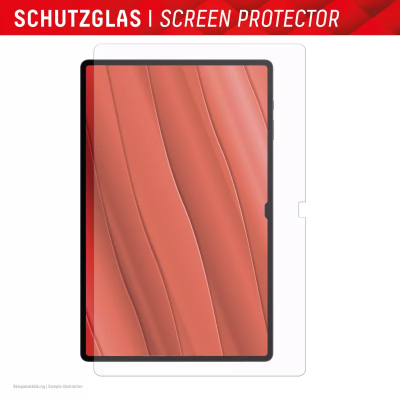 Displex Tablet Glas (9H) para Samsung Galaxy Tab S10 Ultra/S11 Ultra, marco de montaje Eco, irrompible