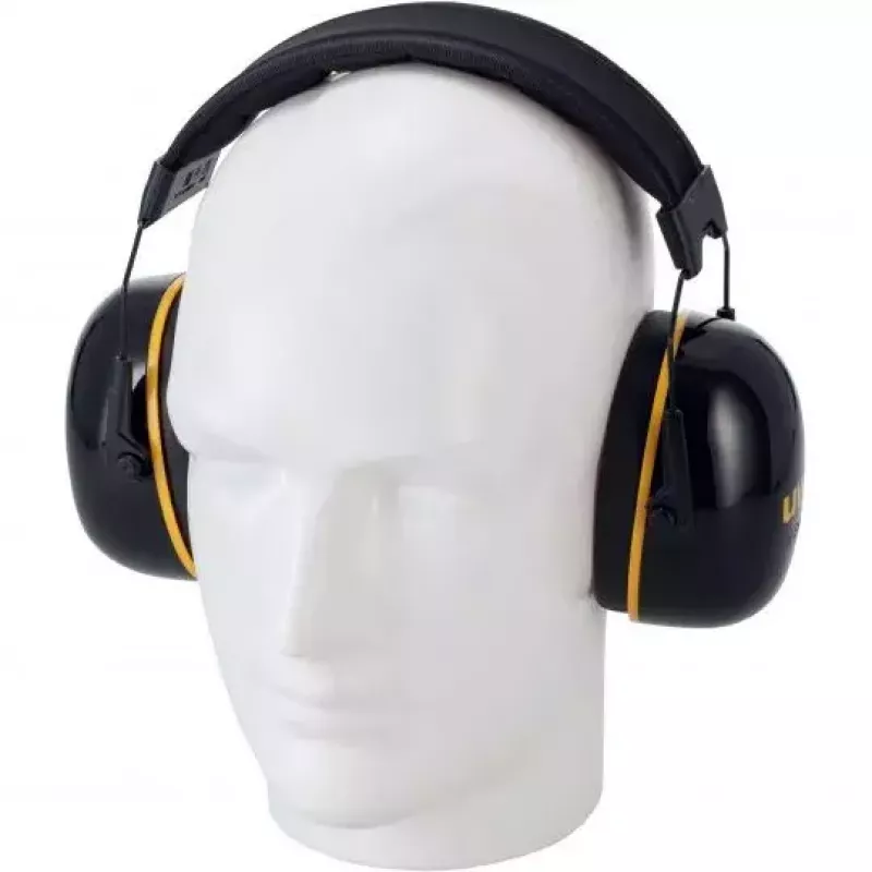 Gafas de seguridad Uvex K20 con patilla de cabeza negro amarillo construcción