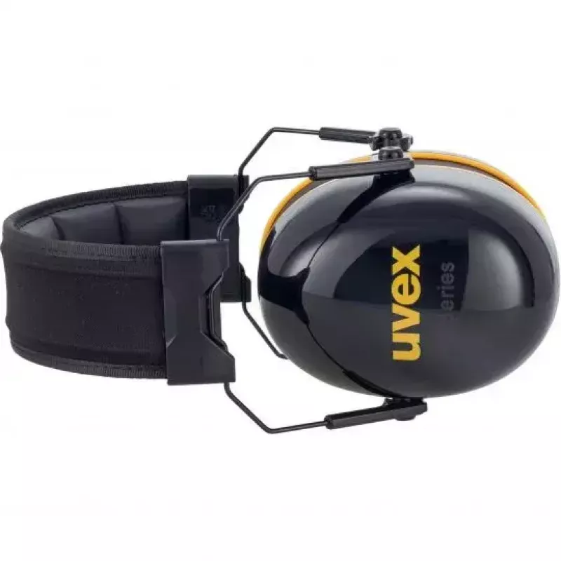 Gafas de seguridad Uvex K20 con patilla de cabeza negro amarillo construcción