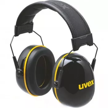 Gafas de seguridad Uvex K20 con patilla de cabeza negro amarillo construcción