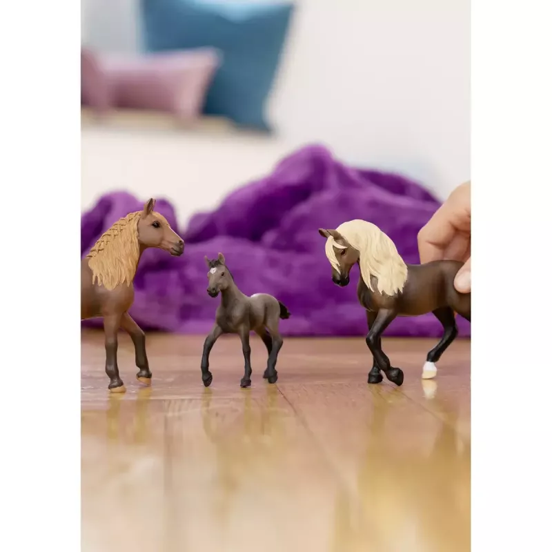 Figura de caballo Schleich semental Paso Peruano modelo 13952, para niños a partir de 5 años, beige/marrón