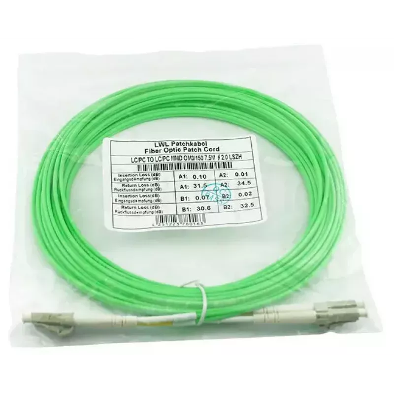 Cable de fibra óptica BlueOptics SFP3131GU15MK LC OM5 15 m verde