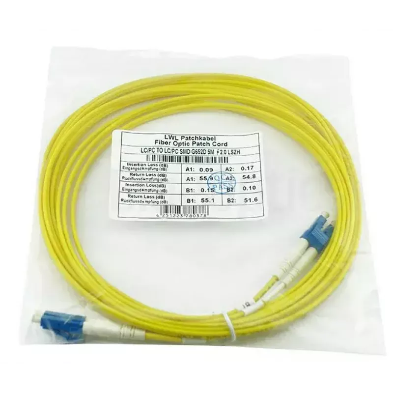 Cable de fibra óptica InfiniBand BlueOptics SFP3131BU30MK 30 m LC amarillo