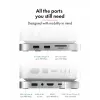 ICY BOX estación de acoplamiento USB Type-C 7 en 1 con ranura M.2 NVMe, SSD, tarjeta de memoria, M.2, 4 TB, USB 3.2 Gen 2 (3.1 Gen 2) Type-C, plateado, aluminio