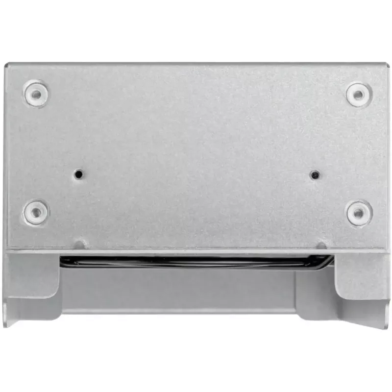 Disipador de CPU SILVERSTONE RAC45-FC-801 compacto ventilador de 80 mm, plateado/negro