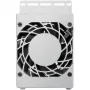 Disipador de CPU SILVERSTONE RAC45-FC-801 compacto ventilador de 80 mm, plateado/negro