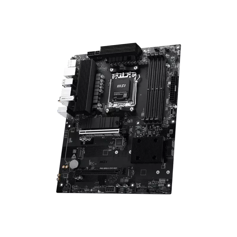 Placa base MSI PRO B850-S EVO WIFI — chipset AMD B850, socket AM5, ATX, DDR5, Wi‑Fi 7, 2,5GbE