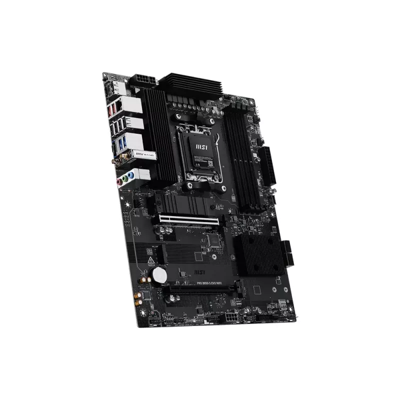 Placa base MSI PRO B850-S EVO WIFI — chipset AMD B850, socket AM5, ATX, DDR5, Wi‑Fi 7, 2,5GbE