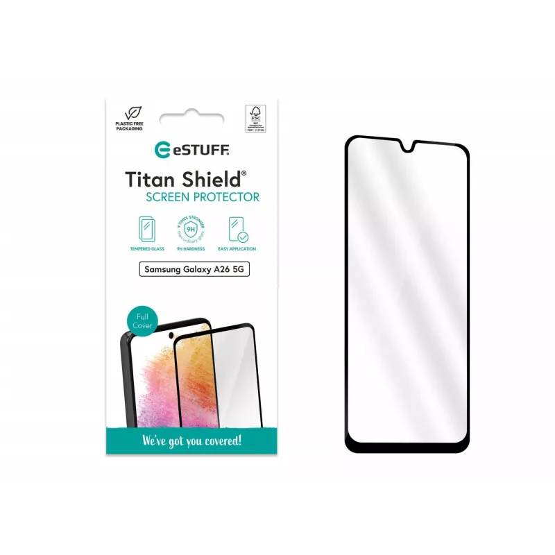 eSTUFF Full Cover protector de pantalla, Samsung Galaxy A26 5G (ES504121)