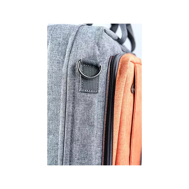 Bolso messenger MODECOM RENO para portátiles de 15,6 inch (39,6 cm), nailon, gris/naranja