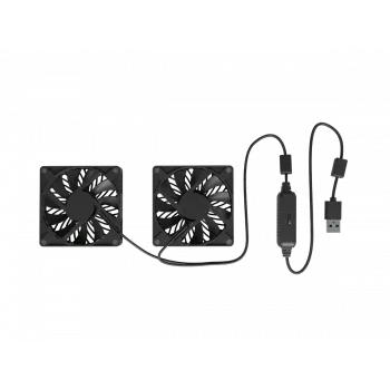 Base refrigeradora para portátil NATEC Tern 2 Plus — 2 ventiladores, para portátiles de hasta 17,3
