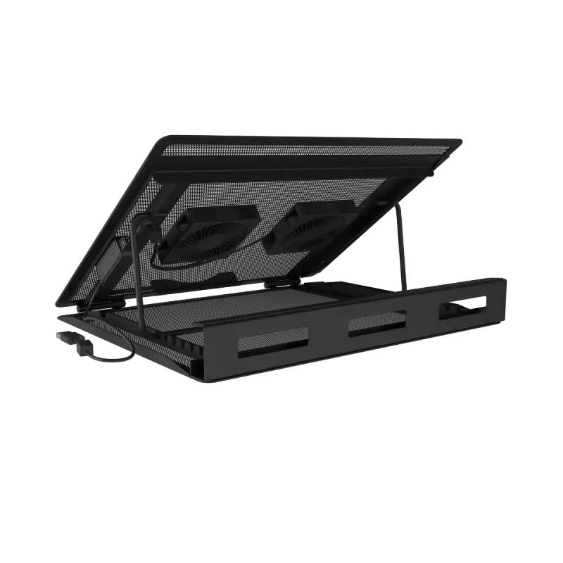 Base refrigeradora para portátil NATEC Tern 2 Plus — 2 ventiladores, para portátiles de hasta 17,3
