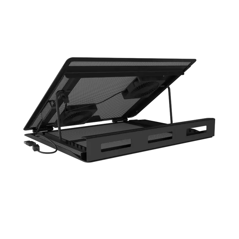 Base refrigeradora para portátil NATEC Tern 2 Plus — 2 ventiladores, para portátiles de hasta 17,3