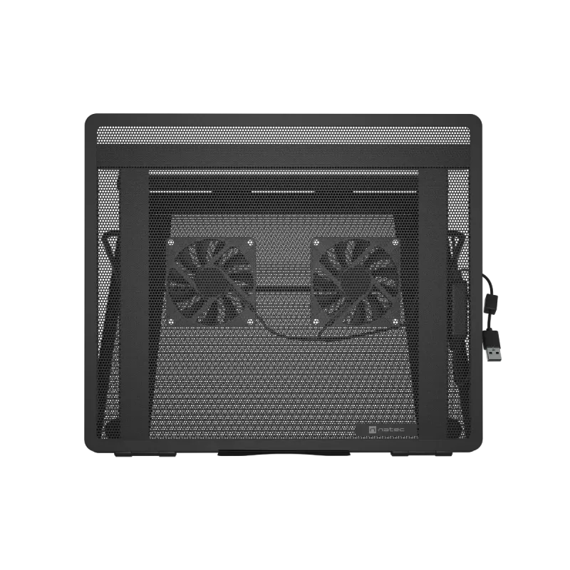 Base refrigeradora para portátil NATEC Tern 2 Plus — 2 ventiladores, para portátiles de hasta 17,3