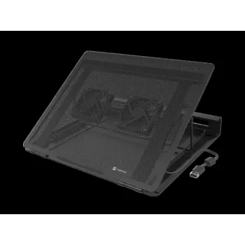 Base refrigeradora para portátil NATEC Tern 2 Plus — 2 ventiladores, para portátiles de hasta 17,3