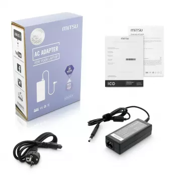 Cargador para portátil MITSU 19,5V 3,33A (conector 4,8×1,7) para HP