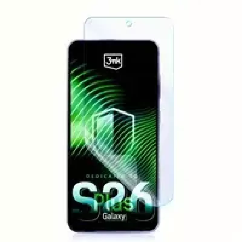 Protector de pantalla híbrido templado 3MK FlexibleGlass para Samsung Galaxy S26+