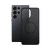 Funda protectora Crong Hybrid Matte Magnetic para Samsung Galaxy S25 Ultra – TPU+PC, negra
