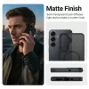 Funda protectora Crong Hybrid Matte Magnetic para Samsung Galaxy A56 — TPU + PC, negra