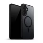 Funda protectora Crong Hybrid Matte Magnetic para Samsung Galaxy A56 — TPU + PC, negra